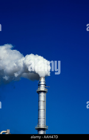 Steam Pulp STEAM FROM PULP MILL SMOKE STACKS; PORT ANGELES; WASHINGTON; STRAIT OF ...