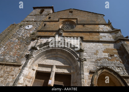 Saint Dominique Church Monpazier Dordogne France Stock Photo