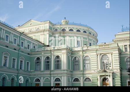 The Marinski Theatre in Saint Petersburg, Russia, home to the Kirov Ballet Stock Photo