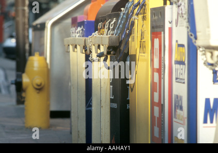 newspaper vending machines on sale in toronto ontario canada Stock Photo