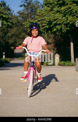 pretty girl with bicycle Stock Photo - Alamy