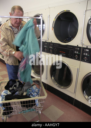 Laundromat Stock Photo