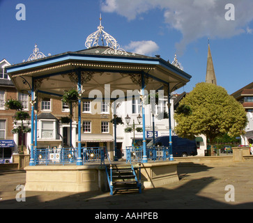 The Carfax and Bandstand Horsham West Sussex England Stock Photo