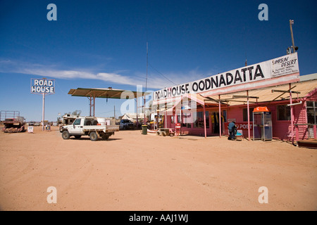 The Pink Road House Oodnadatta Oodnadatta Track Outback South Australia Australia Stock Photo