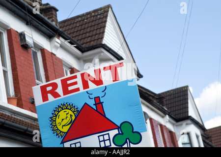 House for rent, London, UK Stock Photo