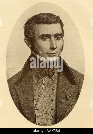 Augustin Eugène Scribe, 1791 - 1861.  French dramatist and librettist. Stock Photo