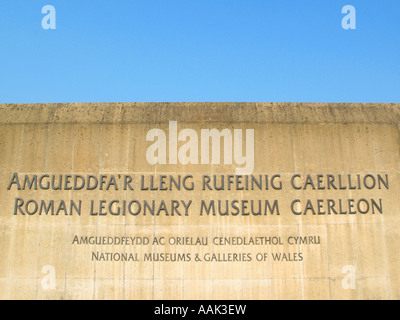 Roman Legionary Museum in village of Caerleon near Newport South Wales UK Stock Photo