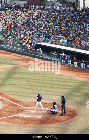 Taiwan Against South Korea Baseball Match Stock Photo