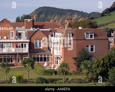 Westcliff Hotel, Sidmouth, Devon, England, UK, Stock Photo