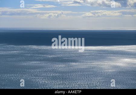 Shimmering Atlantic Ocean Stock Photo