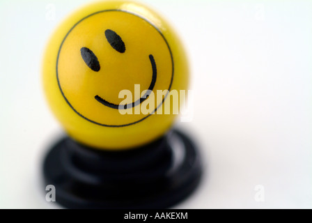Smiley Face Marble Stock Photo