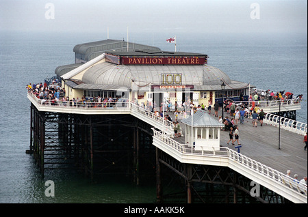 The Pavilion Theatre on the pier at Cromer in Norfolk Stock Photo