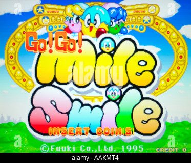 Go Go Mile Smile Fuuki Co Ltd 1995 vintage arcade videogame screenshot ...