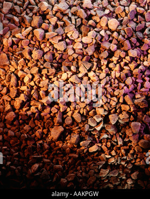 FULL FRAME TEXTURE OF SMALL STONES Stock Photo