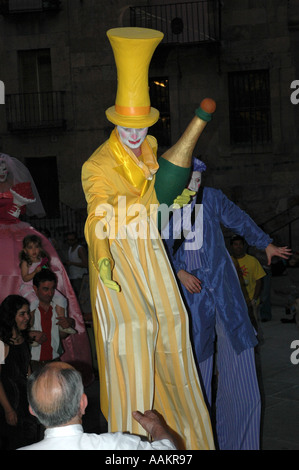 evening fiesta in salamanca spain Stock Photo