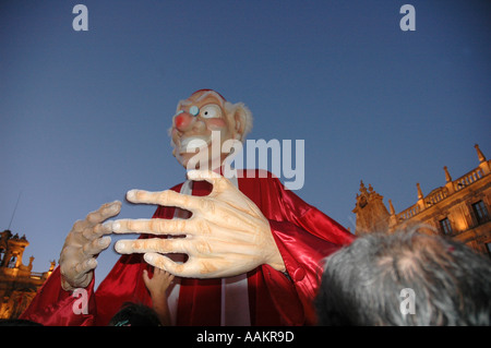 evening fiesta in salamanca spain Stock Photo