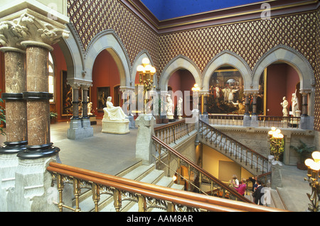 PHILADELPHIA PA INTERIOR OF PENNSYLVANIA ACADEMY OF FINE ARTS MUSEUM Stock Photo