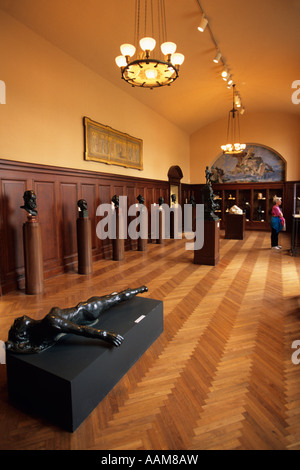 PHILADELPHIA PA SCULPTURES ON DISPLAY IN THE RODIN MUSEUM Stock Photo