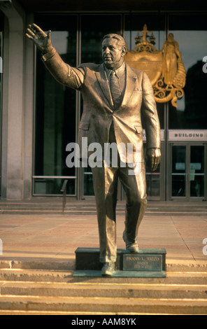 STATUE MAYOR FRANK RIZZO Stock Photo