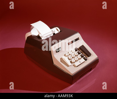 A retro calculator Stock Photo - Alamy