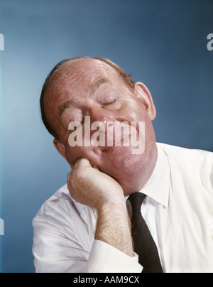 CLOSE UP ELDERLY MAN Stock Photo