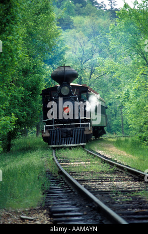 STEAM TRAIN EUREKA SPRINGS AR Stock Photo