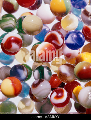 MARBLES CLOSE UP Stock Photo