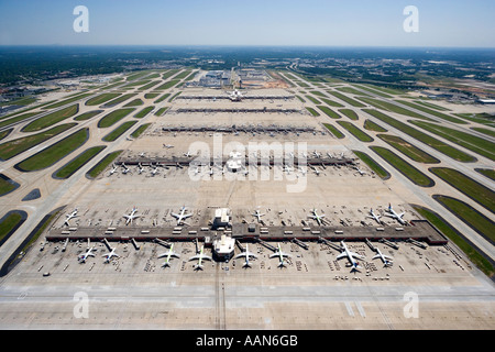 Aerial photo of Atlanta Hartsfield Jackson International Airport Stock Photo