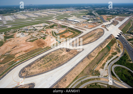 Aerial photo of Atlanta Hartsfield Jackson International Airport Stock Photo