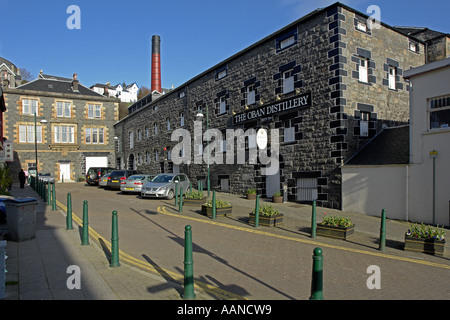 The Oban Distillery located in the centre of Oban West Highlands of Scotland produces Scotch malt Whisky Stock Photo
