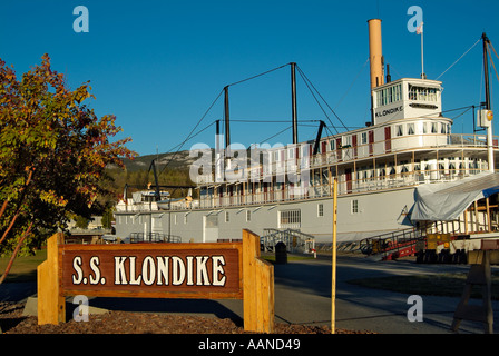 SS Klondike, paddle steamer, sternwheeler, Whitehorse, Yukon, Canada Stock Photo