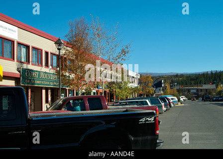 Main Street, Whitehorse, Yukon, Canada Stock Photo