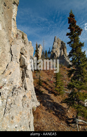 Sapper Hill, near Engineer Creek, Dempster Highway, Yukon, Canada Stock Photo