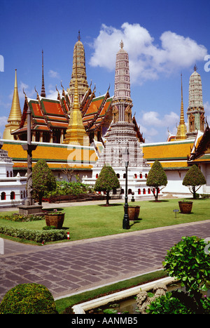 Thailand Bangkok Wat Phra Keo Royal Palace Stock Photo