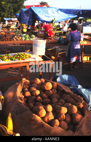 Market Arima Trinidad West Indies Caribbean Central America Stock Photo ...