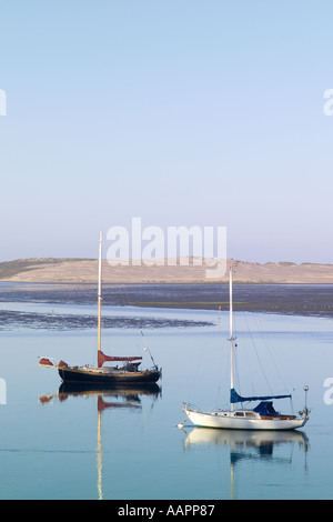 Morro Bay Cailfornia sunset ocean sea marina Stock Photo