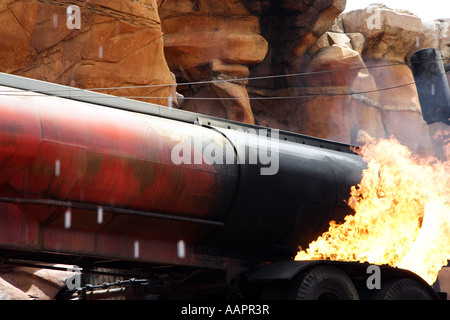 Backlot Tour is an attraction at Walt Disney World's Disney-MGM Studios theme park in Lake Buena Vista Stock Photo