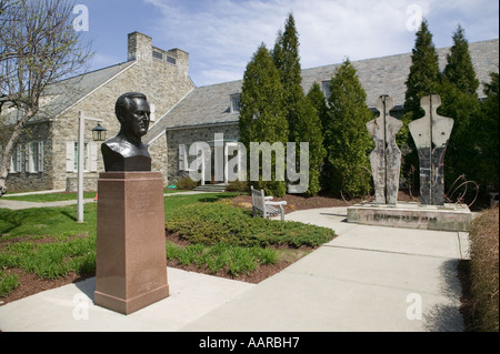 Franklin Delano Roosevelt FDR Presidential Library and Museum National Historic Site Hyde Park New York Stock Photo
