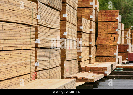 Lumber Stack Stock Photo