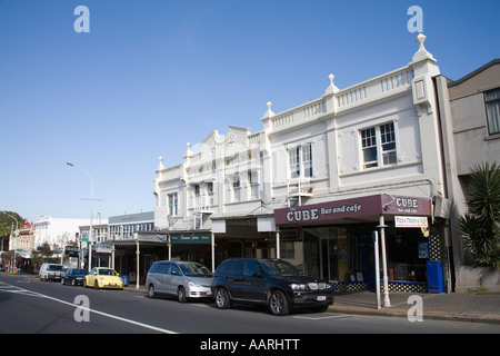 DEVONPORT AUCKLAND NORTH ISLAND NEW ZEALAND May Princess Buildings one of the Victorian buildings in the main street Stock Photo