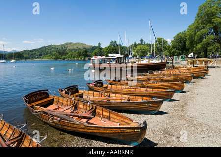 Waterhead Bay, Ambleside, Lake Windermere, Lake District, Cumbria, England, UK Stock Photo