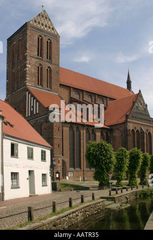 Germany Wismar St Nikolai church Stock Photo