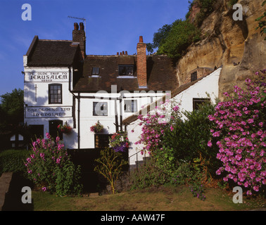 Ye Olde Trip to Jerusalem Pub Nottingham Stock Photo