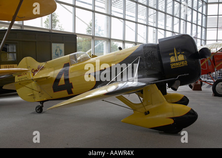 1931 Gee Bee Model Z Super Sportster reproduction Boeing Museum of Flight Seattle Washington Stock Photo