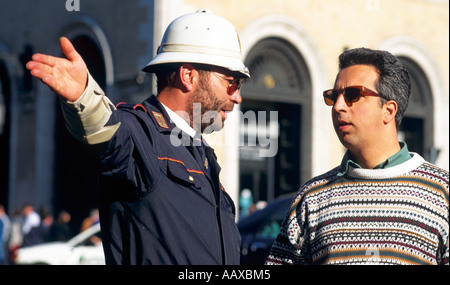 Tourist Police In Rome Italy Europe Stock Photo