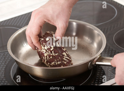 Beef Wellington step by step  Stock Photo