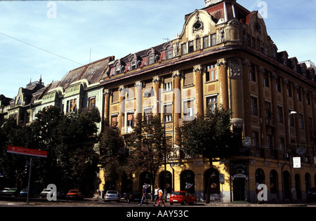 Art Nouveau architecture in Timisoara Western Romania Stock Photo