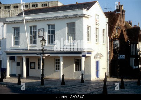 The old Customs House at Poole Quay in Dorset England UK Stock Photo