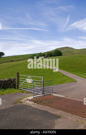 View of Shuttlingsloe in from Wildboarclough in the Cheshire Peak District National Park Stock Photo