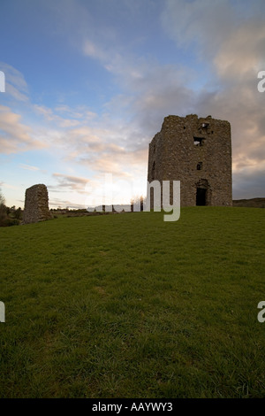 Moyry Castle built by Mountjoy 1601 to secure the Moyry Pass, Gap of ...